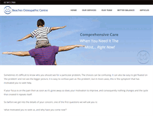 Tablet Screenshot of osteopathiccentre.com.au
